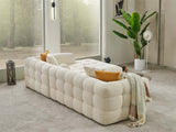 Teddy Cream Sectional Sofa
