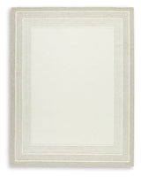 Teelgan Ivory/Tan Extra Large Rug from Ashley - Luna Furniture