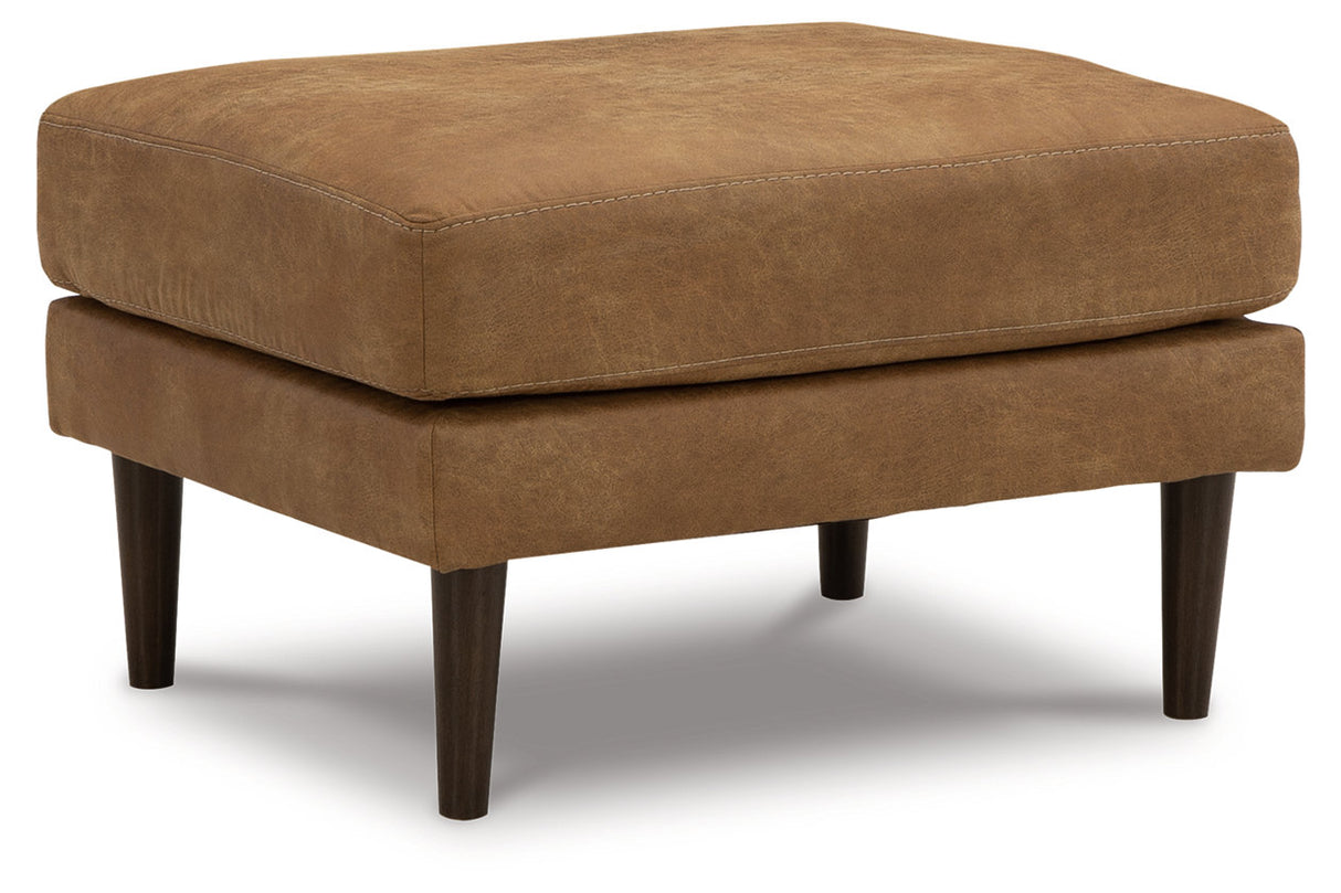 Telora Caramel Chair and Ottoman from Ashley Furniture - Luna Furniture
