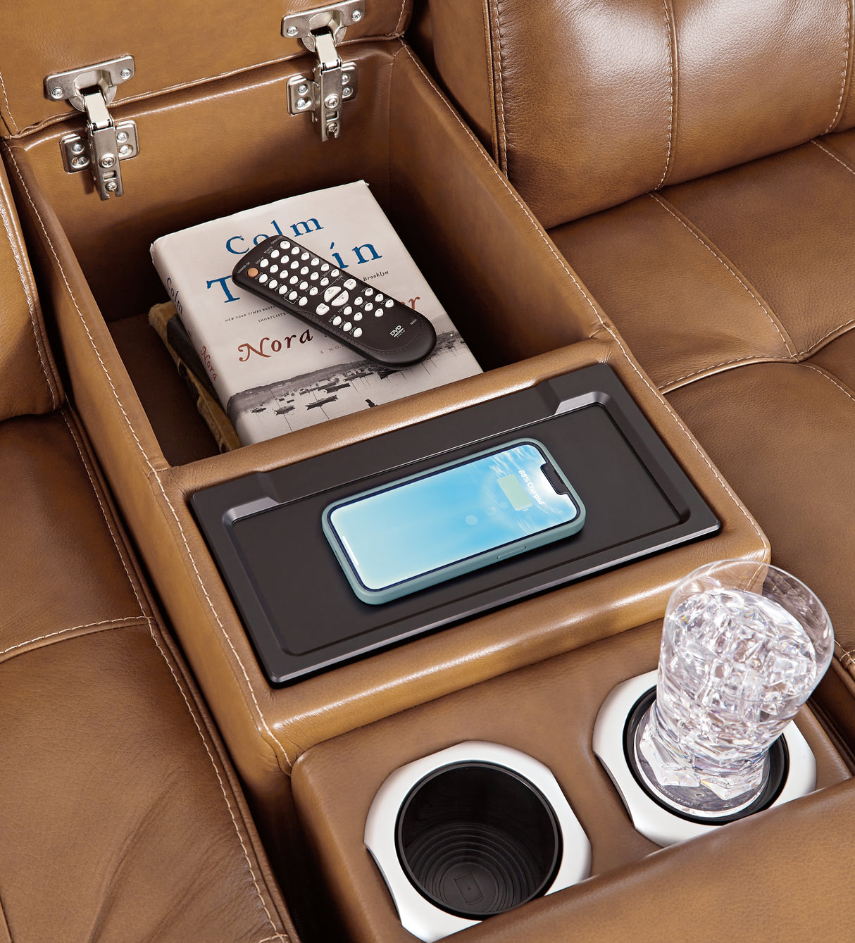 Temmpton 6-Piece Sectional with Ottoman in Chocolate from Ashley - Luna Furniture