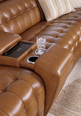 Temmpton 6-Piece Sectional with Ottoman in Chocolate from Ashley - Luna Furniture