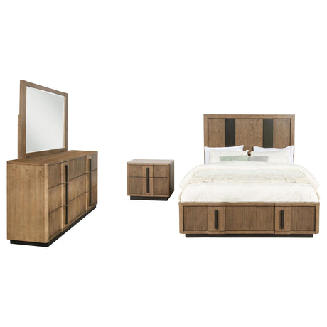 Terrace 4-piece Queen Bedroom Set Ash Brown from Coaster - Luna Furniture