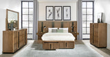 Terrace 6-piece Eastern King Wall Panel Bedroom Set Ash Brown from Coaster - Luna Furniture