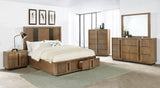 Terrace Ash Brown 2-Drawer California King Storage Bed from Coaster - Luna Furniture