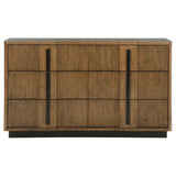 Terrace Ash Brown 6-Drawer Dresser from Coaster - Luna Furniture