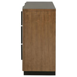 Terrace Ash Brown 6-Drawer Dresser from Coaster - Luna Furniture