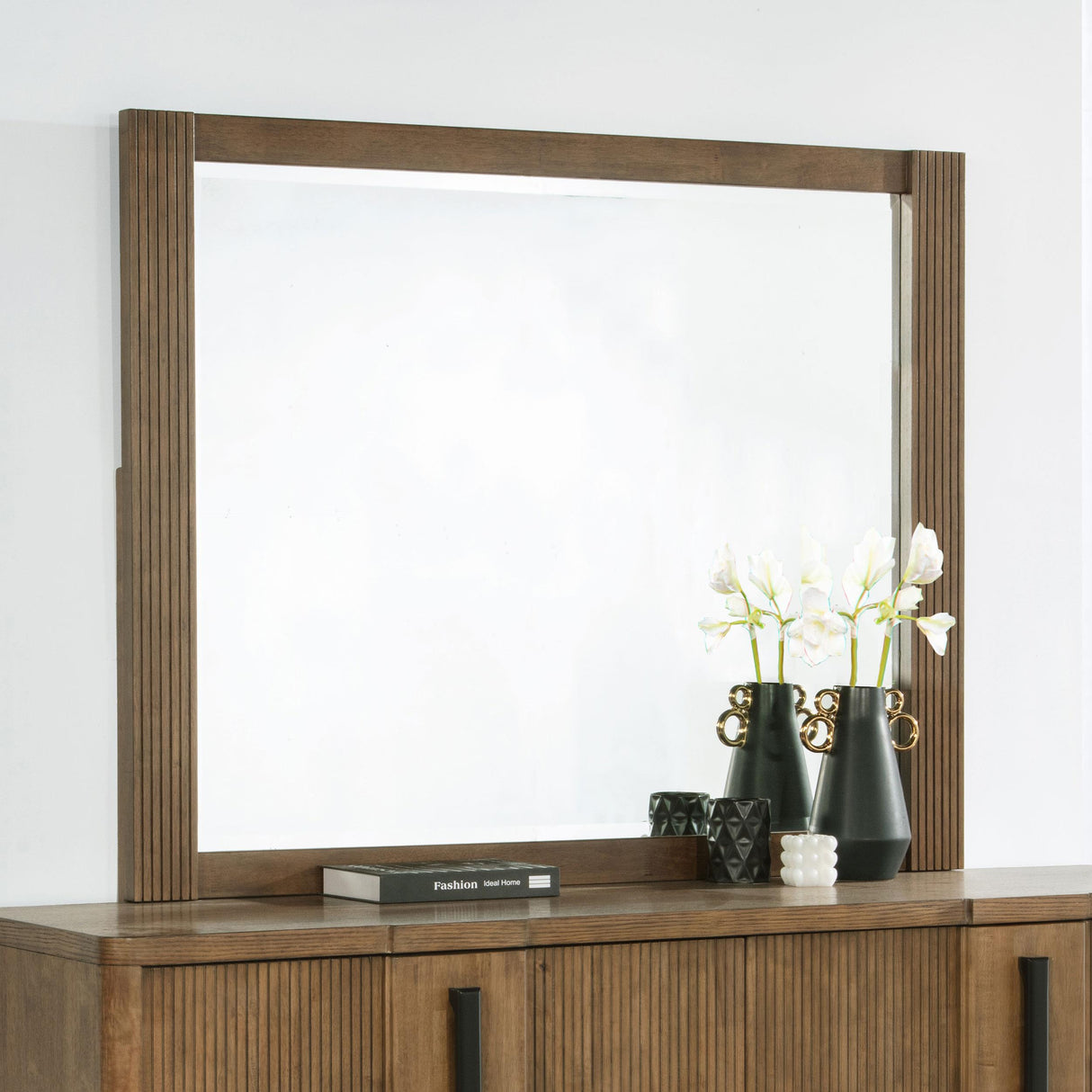 Terrace Ash Brown Dresser Mirror (Mirror Only) from Coaster - Luna Furniture