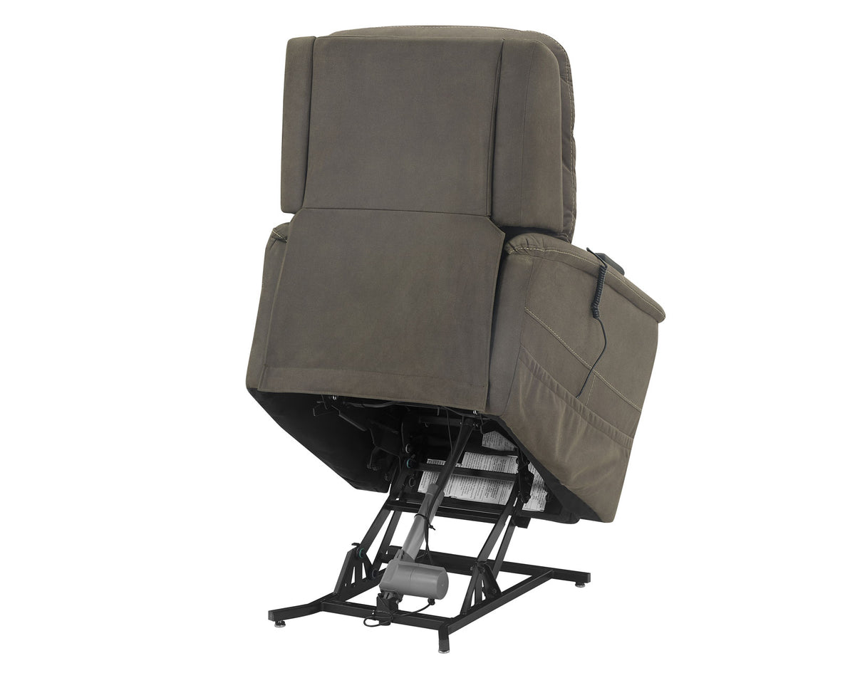 Thames Walnut Power Lift Chair with Power Headrest from Steve Silver - Luna Furniture