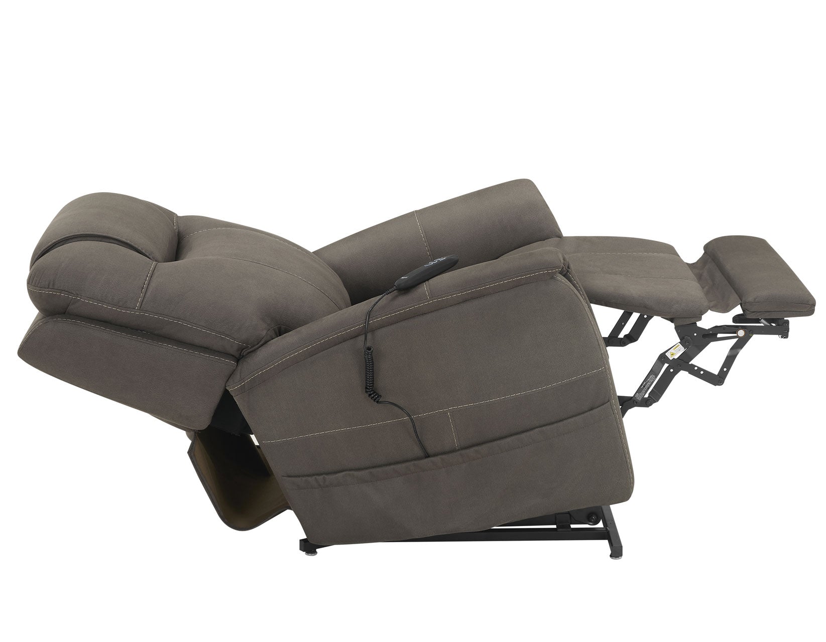 Steve Silver Thames Walnut Power Lift Chair with Power Headrest