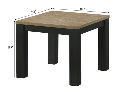 Theo Natural/Black 3-Piece Cocktail Set from Crown Mark - Luna Furniture