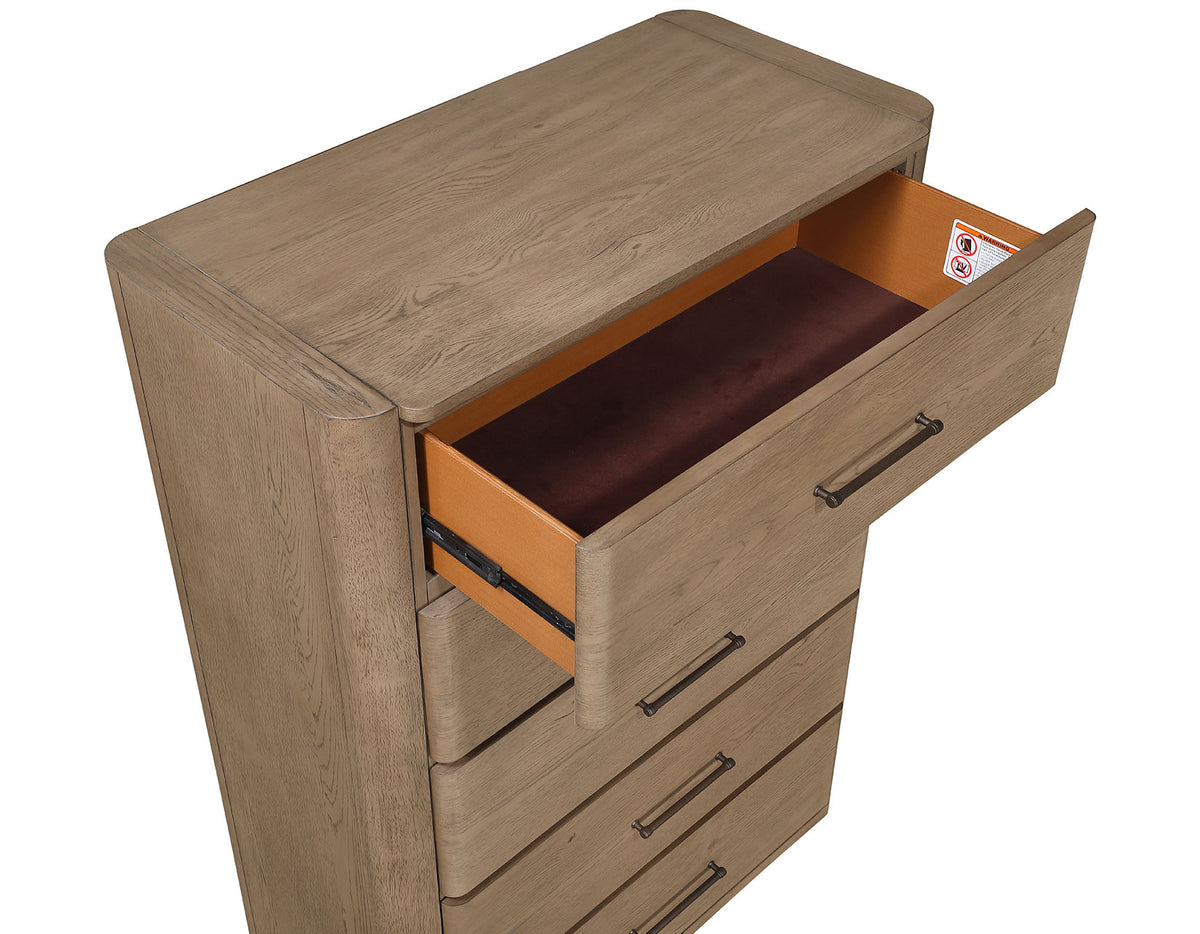 Theo Brown Led Bedroom Set from Steve Silver - Luna Furniture