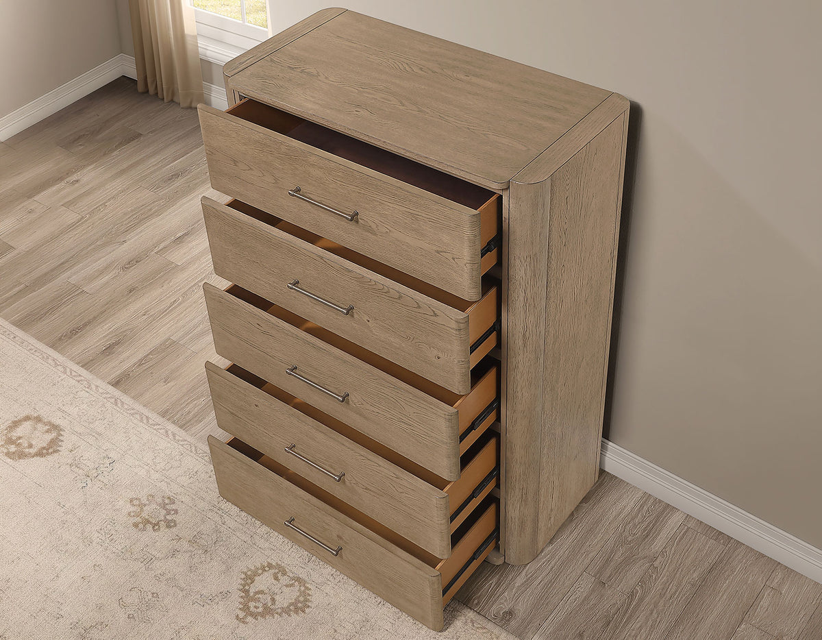 Theo Brown Led Bedroom Set from Steve Silver - Luna Furniture
