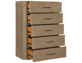 Theo Brown/Weathered Oak Bedroom Set from Steve Silver - Luna Furniture