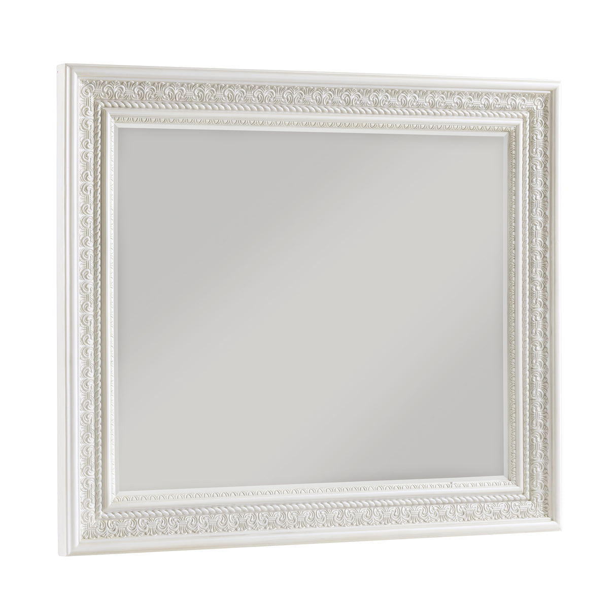 Theodora Pearl White Mirror (Mirror Only) from Homelegance - Luna Furniture