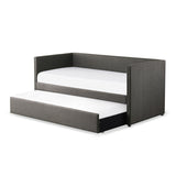 Therese Gray Daybed with Trundle from Homelegance - Luna Furniture