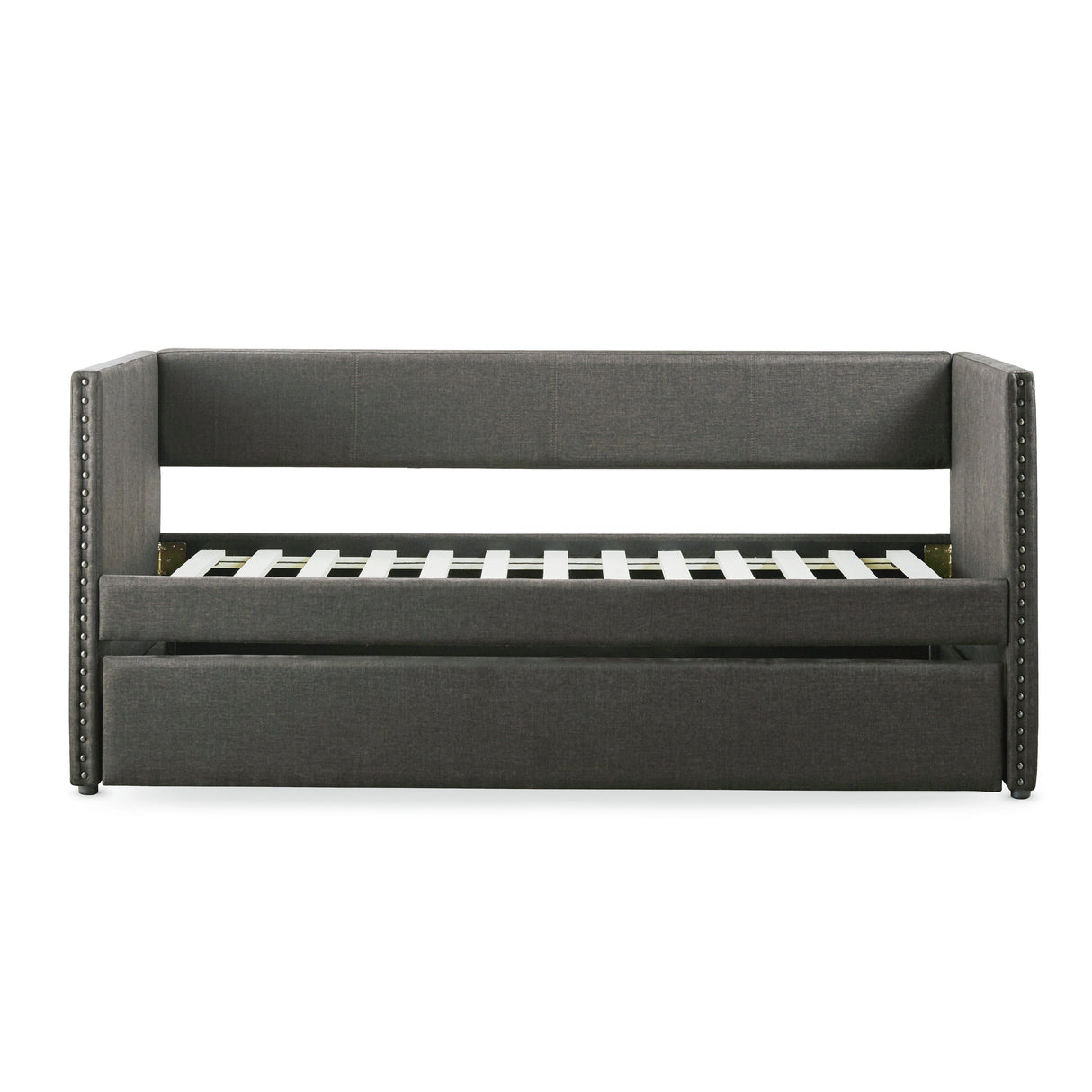 Therese Gray Daybed with Trundle from Homelegance - Luna Furniture