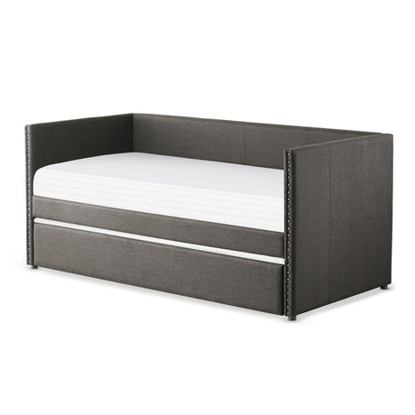 Therese Gray Daybed with Trundle from Homelegance - Luna Furniture