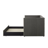 Therese Gray Daybed with Trundle from Homelegance - Luna Furniture