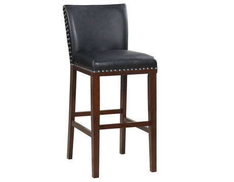 Tiffany 30″ Bar Stool, Black, Set of 2 from Steve Silver - Luna Furniture