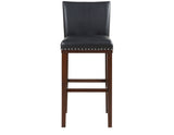 Tiffany 30″ Bar Stool, Black, Set of 2 from Steve Silver - Luna Furniture