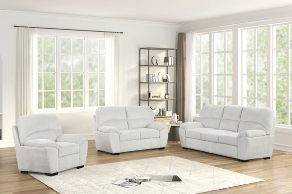 Tiffany Silver 2-Piece Living Room Set