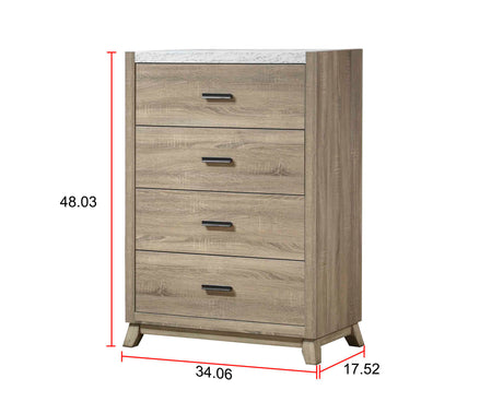 Tilston Natural Chest from Crown Mark - Luna Furniture