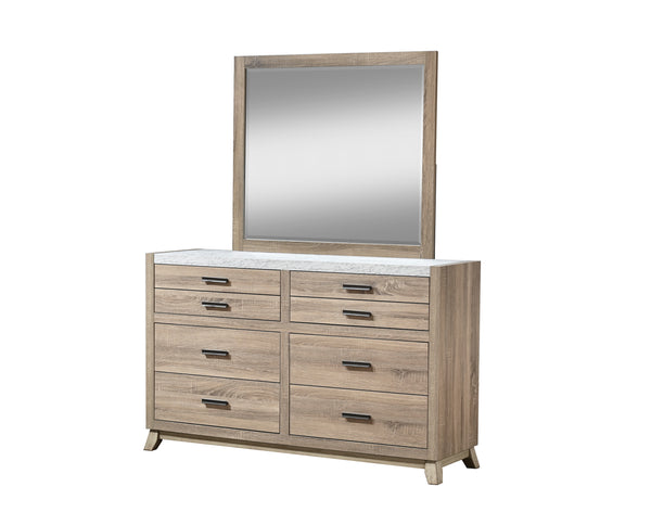 Tilston Natural Dresser Mirror (Mirror Only)