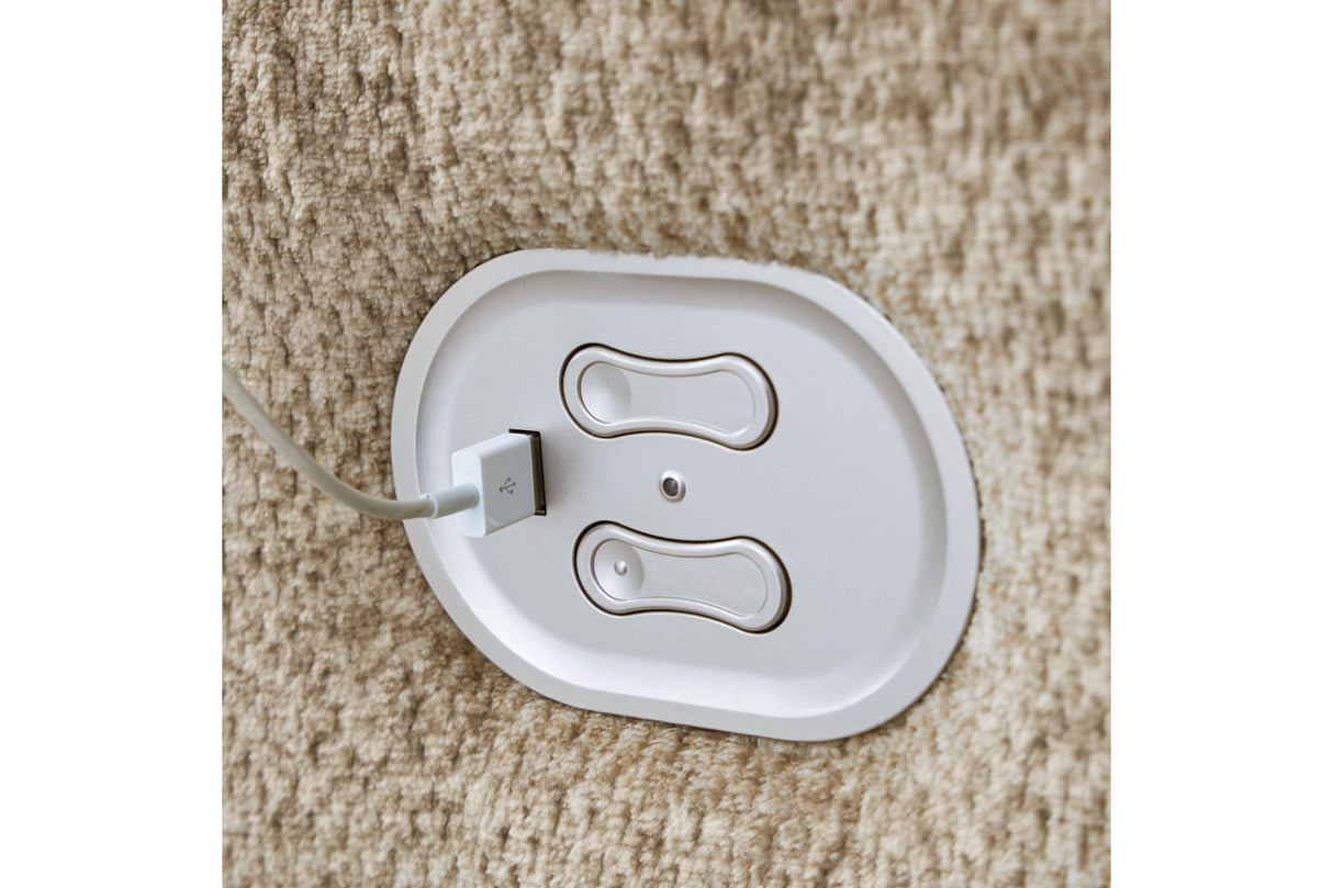 Tip-Off Wheat Power Reclining Living Room Set from Ashley - Luna Furniture