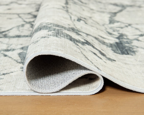Tobinbury Gray Washable Large Rug from Ashley - Luna Furniture