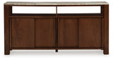 Tobinville Dark Brown Accent Cabinet from Ashley - Luna Furniture