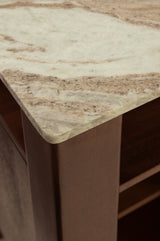 Tobinville Dark Brown Accent Cabinet from Ashley - Luna Furniture