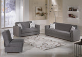 Tokyo Diego Gray Living Room Set from Bellona - Luna Furniture