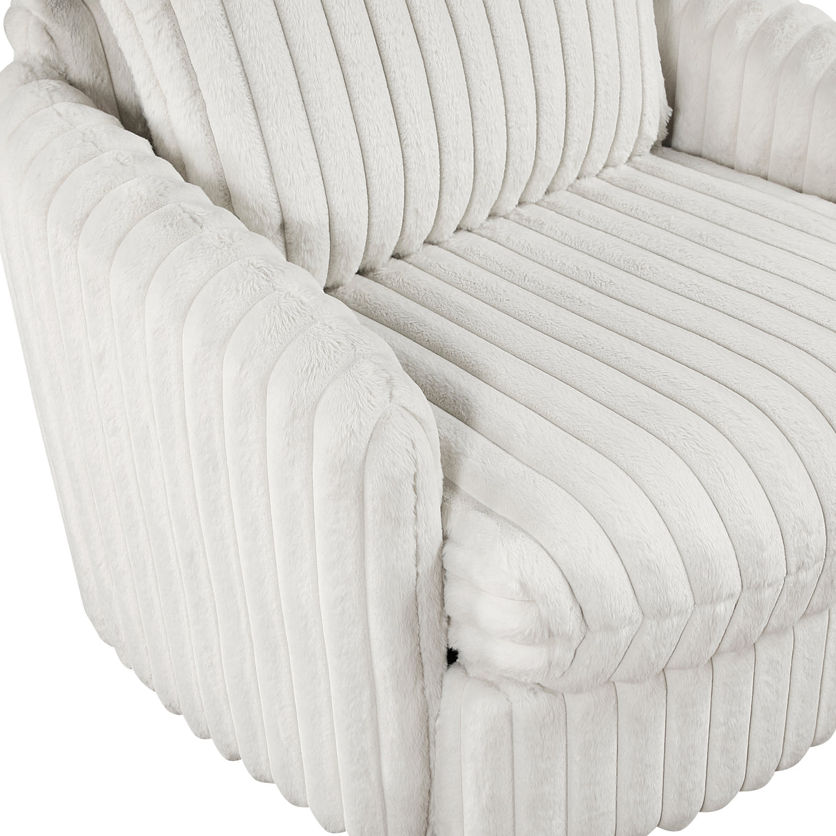 Tomball Beige Swivel Chair from Homelegance - Luna Furniture