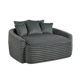 Tomball Dark Gray Oversized Chaise Lounge from Homelegance - Luna Furniture