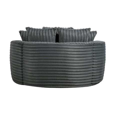 Tomball Dark Gray Oversized Chaise Lounge from Homelegance - Luna Furniture