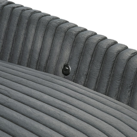Tomball Dark Gray Oversized Chaise Lounge from Homelegance - Luna Furniture