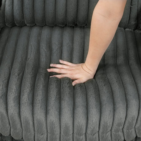 Tomball Dark Gray Swivel Chair from Homelegance - Luna Furniture