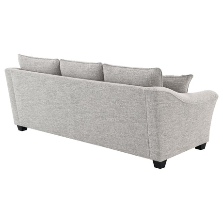 Tomkins Light Gray Boucle Upholstered Sofa from Coaster - Luna Furniture