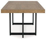Tomtyn Light Brown Dining Extension Table from Ashley Furniture - Luna Furniture