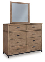 Tomtyn Light Brown Dresser and Mirror from Ashley Furniture - Luna Furniture