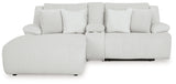 Top Tier Alloy 3-Piece LAF Chaise Reclining Sectional from Ashley - Luna Furniture