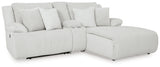 Top Tier Alloy 3-Piece RAF Chaise Reclining Sectional from Ashley - Luna Furniture