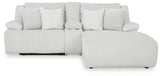 Top Tier Alloy 3-Piece RAF Chaise Reclining Sectional from Ashley - Luna Furniture