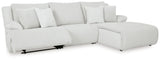 Top Tier Alloy 3-Piece RAF Chaise Reclining Sectional from Ashley - Luna Furniture