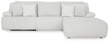 Top Tier Alloy 3-Piece RAF Chaise Reclining Sectional from Ashley - Luna Furniture