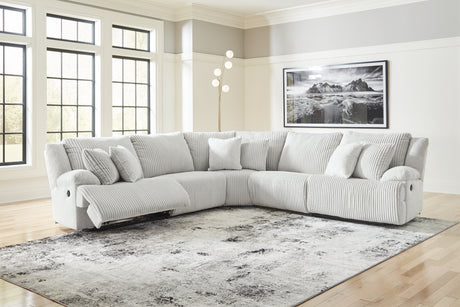 Top Tier Alloy 5-Piece Reclining Sectional from Ashley - Luna Furniture
