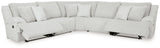 Top Tier Alloy 5-Piece Reclining Sectional from Ashley - Luna Furniture