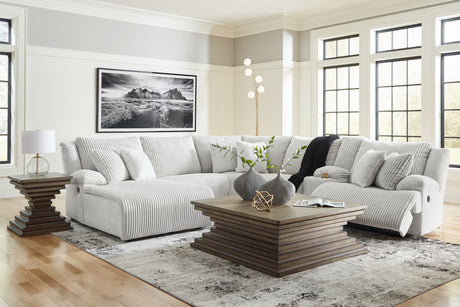 Top Tier Alloy 6-Piece LAF Chaise Reclining Sectional from Ashley - Luna Furniture