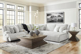 Top Tier Alloy 6-Piece RAF Chaise Reclining Sectional from Ashley - Luna Furniture