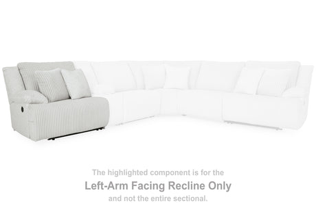 Top Tier Alloy Left-Arm Facing Recliner from Ashley - Luna Furniture
